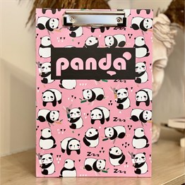 Pembe Panda Tasarımlı Sekreterlik